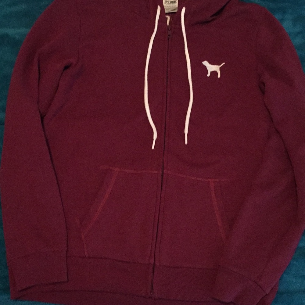 Pink Victoria’s Secret hoodie